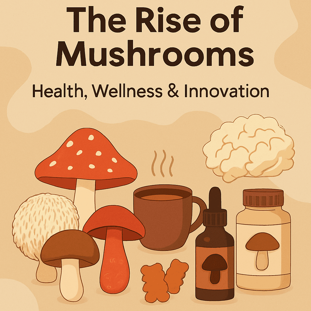 🍄 The Rise of Mushrooms: Health, Wellness & Innovation